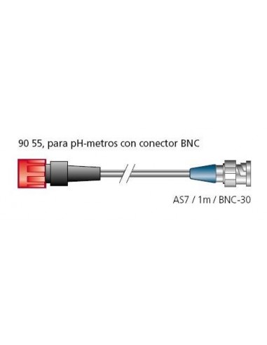 CABLE ELECTRODO AS7/1M/BNC
