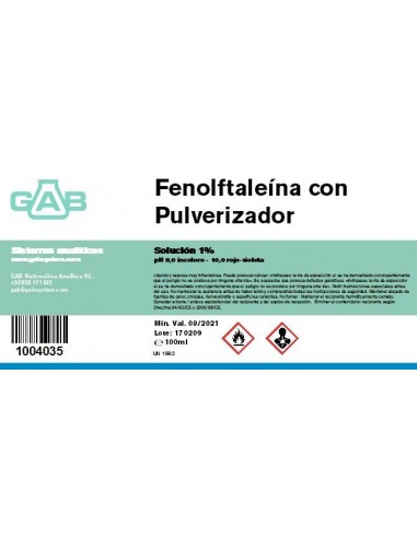 FENOLFTALEINA solucion 1% con...