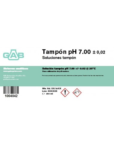 TAMPON pH 7.00 GAB 250 ml